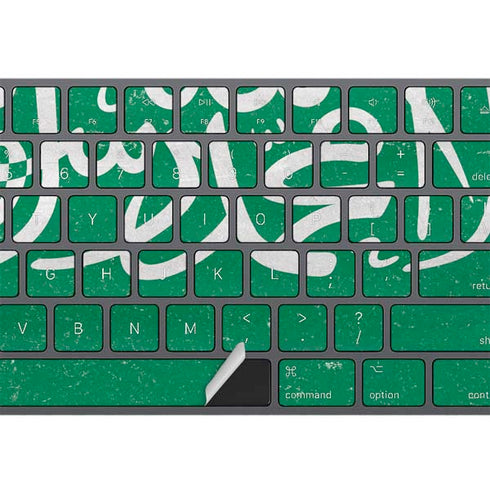 Saudi Arabia Flag Distressed Magic Keyboard with Numeric Keypad Skin